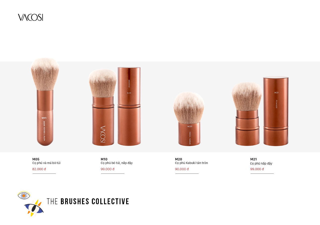 M10 - Cọ Phủ VACOSI Bỏ Túi Powder Brush