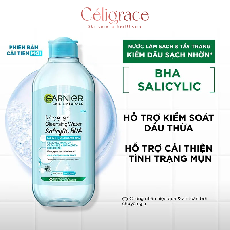 Nước Tẩy Trang Garnier Micellar Cleansing Water 400ml