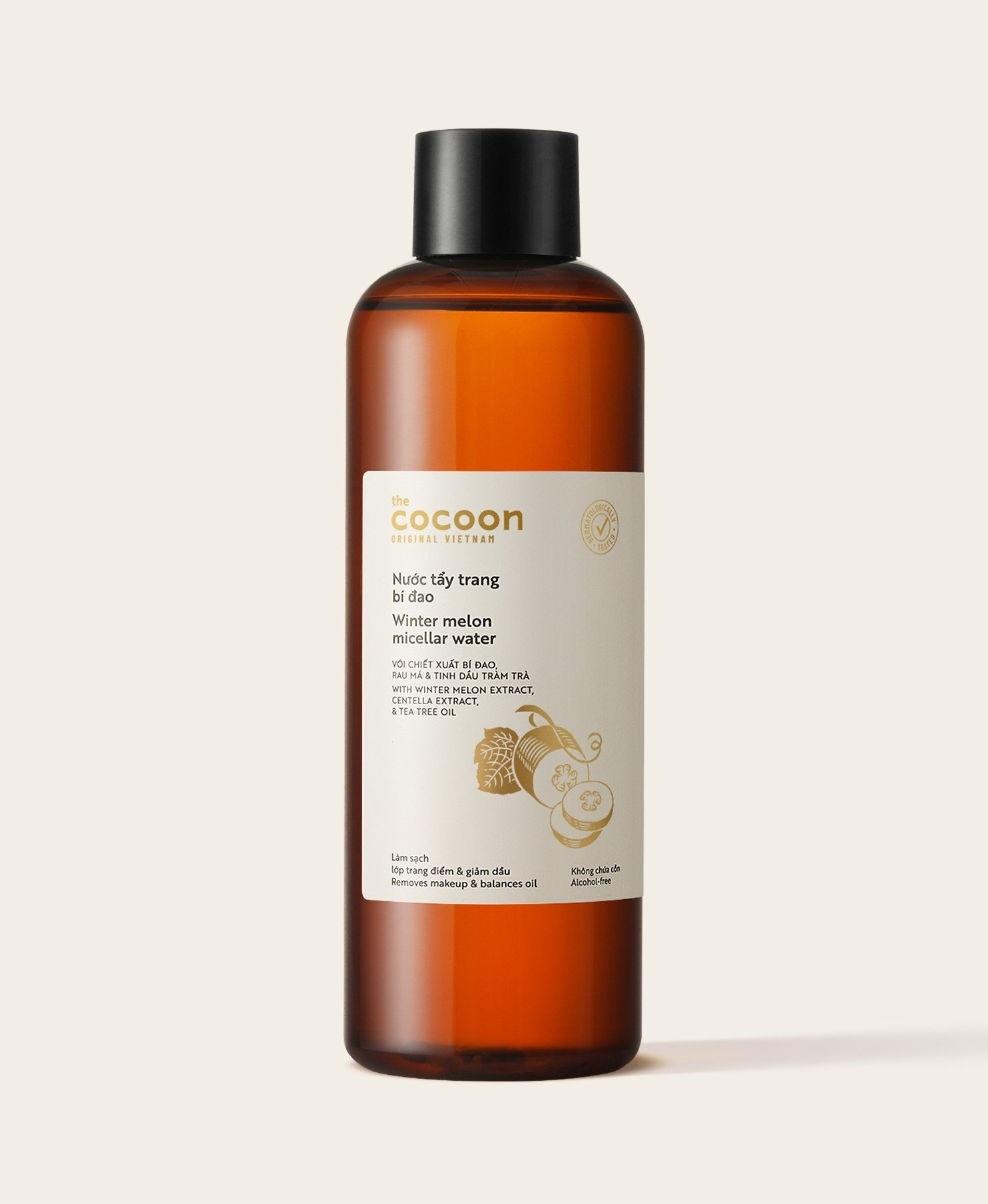 Nước Tẩy Trang Thuần Chay Làm Sạch Dịu Nhẹ Chiết Xuất Bí Đao Cocoon Winter Melon Micellar Water