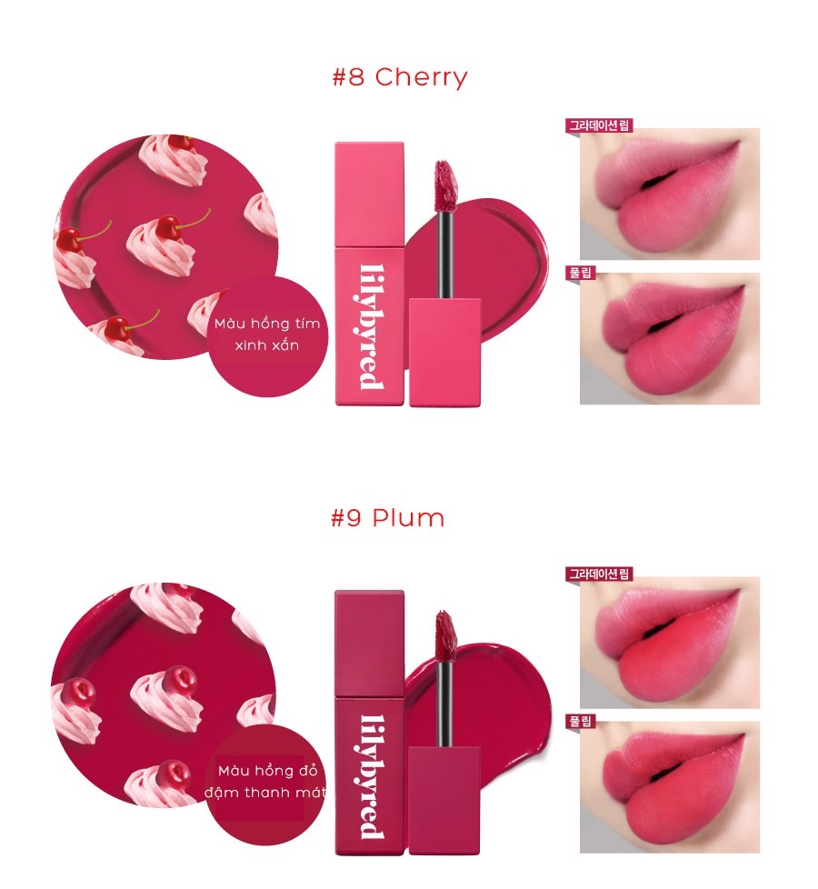[CLESAL2401 - DATE 04/2024 - 08/2024] Son Kem Lì Lilybyred Mood Liar Velvet Tint 4.2G