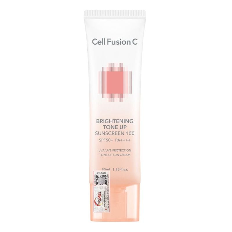 Kem Chống Nắng Cell Fusion C Nâng Tông Ráo Mịn Kiềm Dầu Brightening Tone Up Sunscreen 100 Spf50+ Pa ++++
