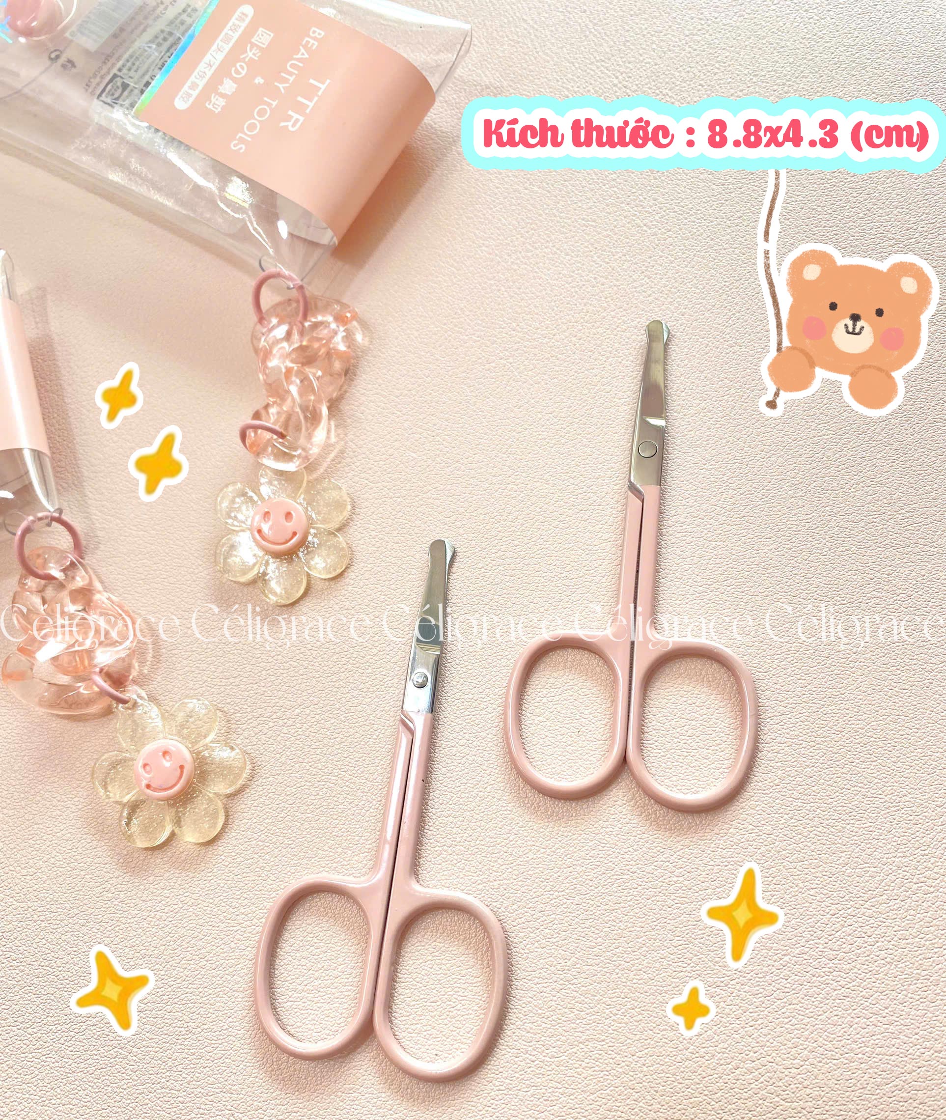 CM-6021 - Kéo Tỉa TTR Mini Đầu Tròn Đa Năng Bảo Vệ An Toàn