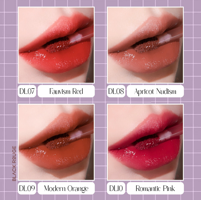 [MÀU DL07 - DL14] Son Kem BLACK ROUGE Double Layer Over Velvet Ver 2 - Gallery
