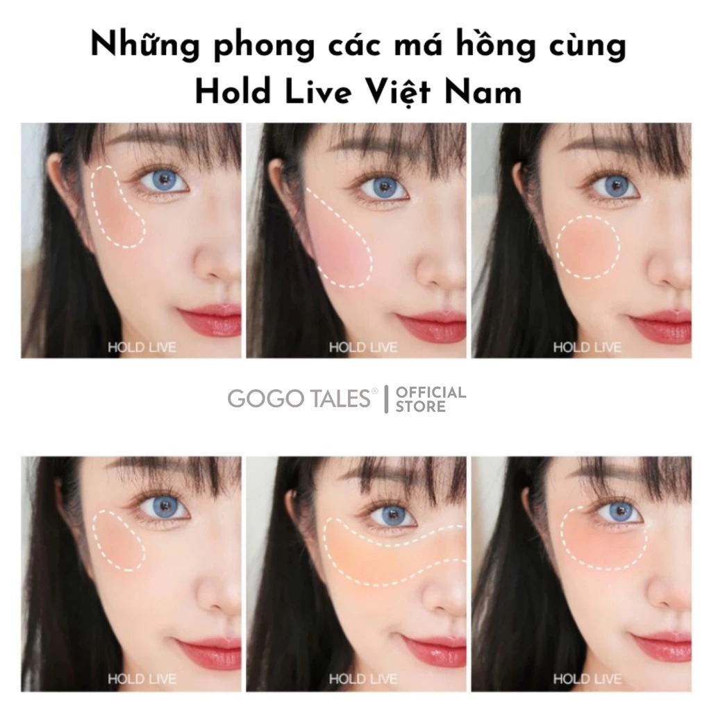 Bảng Phấn Má Hồng 3 Ô Hold Live Secret Garden Blush 18g