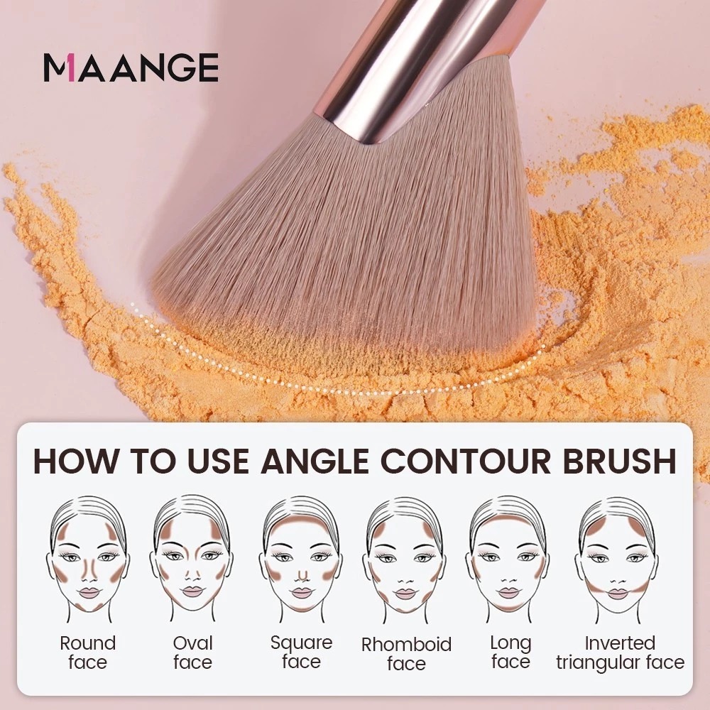 MAANGE - Cọ Tạo Khối Chuyên Nghiệp Pink Edition 55001