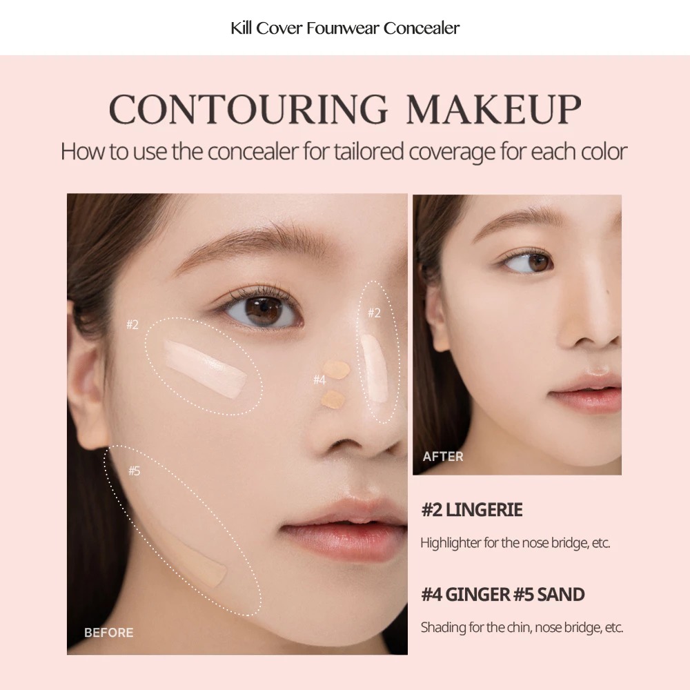 Che Khuyết Điểm Clio Kill Cover The New Founwear Concealer 6g