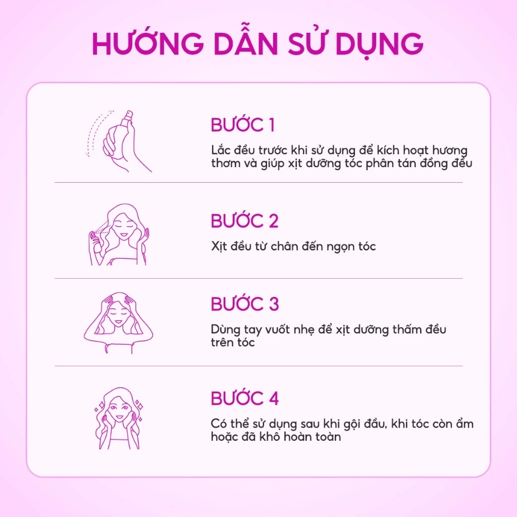 Xịt Dưỡng Tóc Grace And Glow Black Opium Ngừa Khô Xơ 100ml