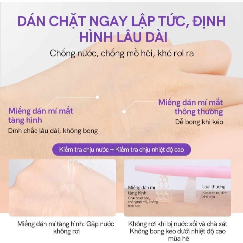 Miếng Dán Kích Mí Lưới MLEN DIARY Tàng Hình Phù Hợp Mọi Dáng Mắt