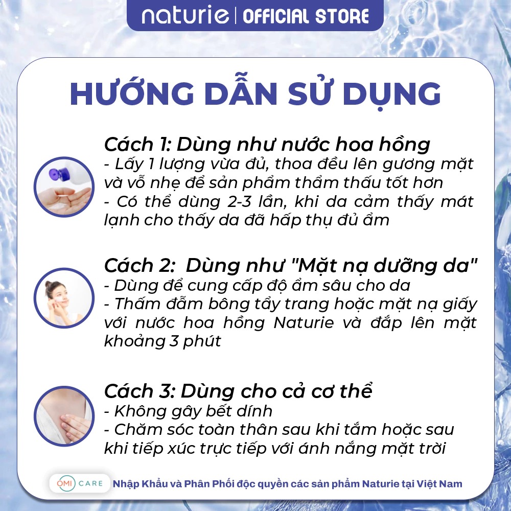 Toner Naturie Dưỡng Ẩm Da Từ Hạt Ý Dĩ Skin Conditioner 500ml