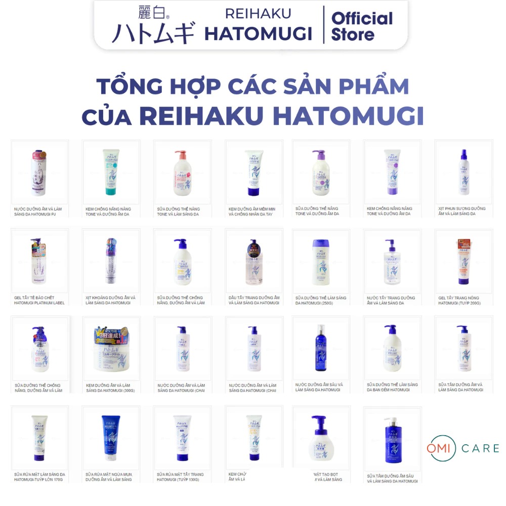 Sữa Rửa Mặt Hatomugi Tẩy Trang & Hỗ Trợ Dưỡng Sáng Da Nhật Bản Cleansing & Facial Washing 130g