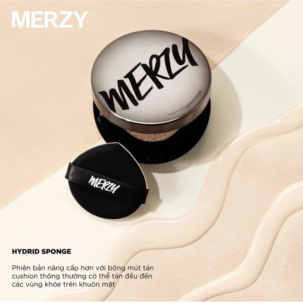 Phấn Nước Merzy Che Phủ Cao, Lâu Trôi The First Cushion Cover SPF50+/PA+++ 13g