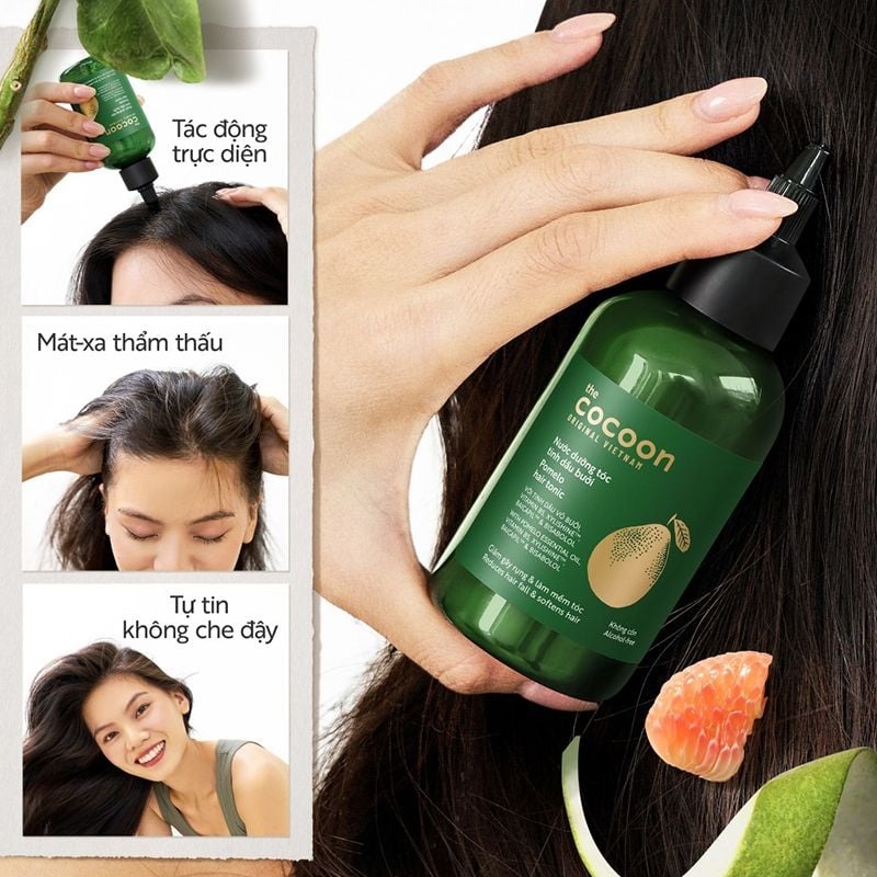 Nước Dưỡng Tóc Cocoon Tinh Dầu Bưởi Pomelo Hair Tonic 140ml