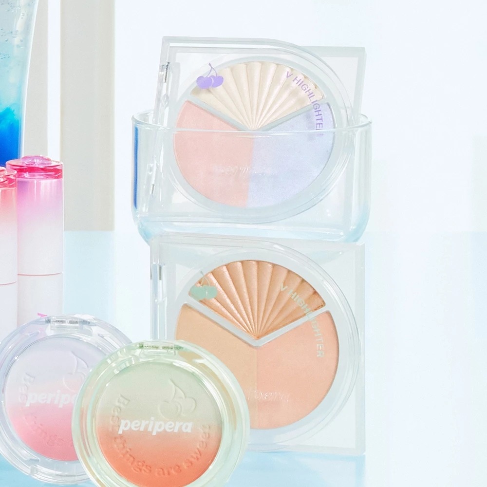 Phấn Bắt Sáng Trong Suốt Bắt Sáng Tốt PERIPERA V Highlighter 8.3g