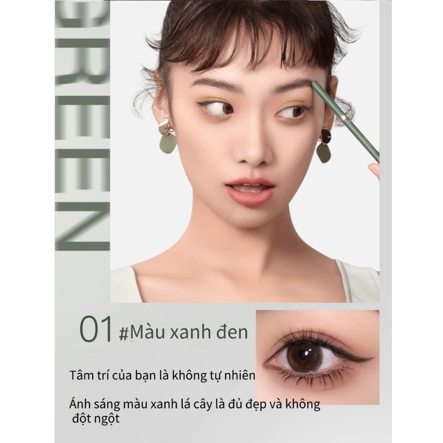 Bút Gel Kẻ Mắt VEECCI Không Thấm Nước Lâu Trôi 0.05g