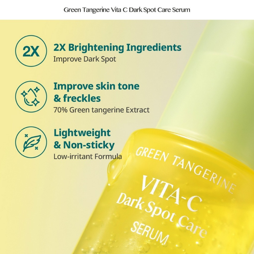 Tinh Chất GOODAL Hỗ Trợ Làm Sáng Da, Mờ Đốm Nâu Green Tangerine Vita C Dark Spot Care Serum 40ml