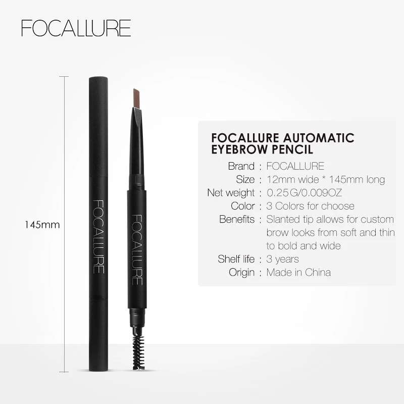 Chì Kẻ Mày Bền Màu Lâu Trôi FOCALLURE Auto Brows Pen FA18