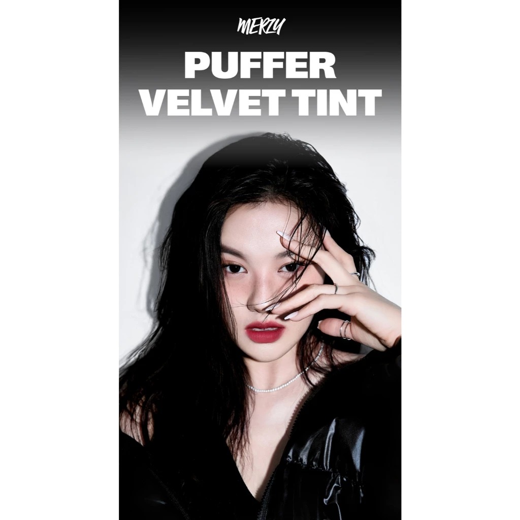 [NEW][SON PHAO] Son Kem Lì Merzy Bền Màu, Lâu Trôi Puffer Velvet Tint 3.7g