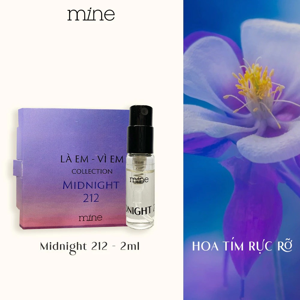 Set 5 Nước Hoa Mine Eau De Parfum 2ml*5 (Mini)