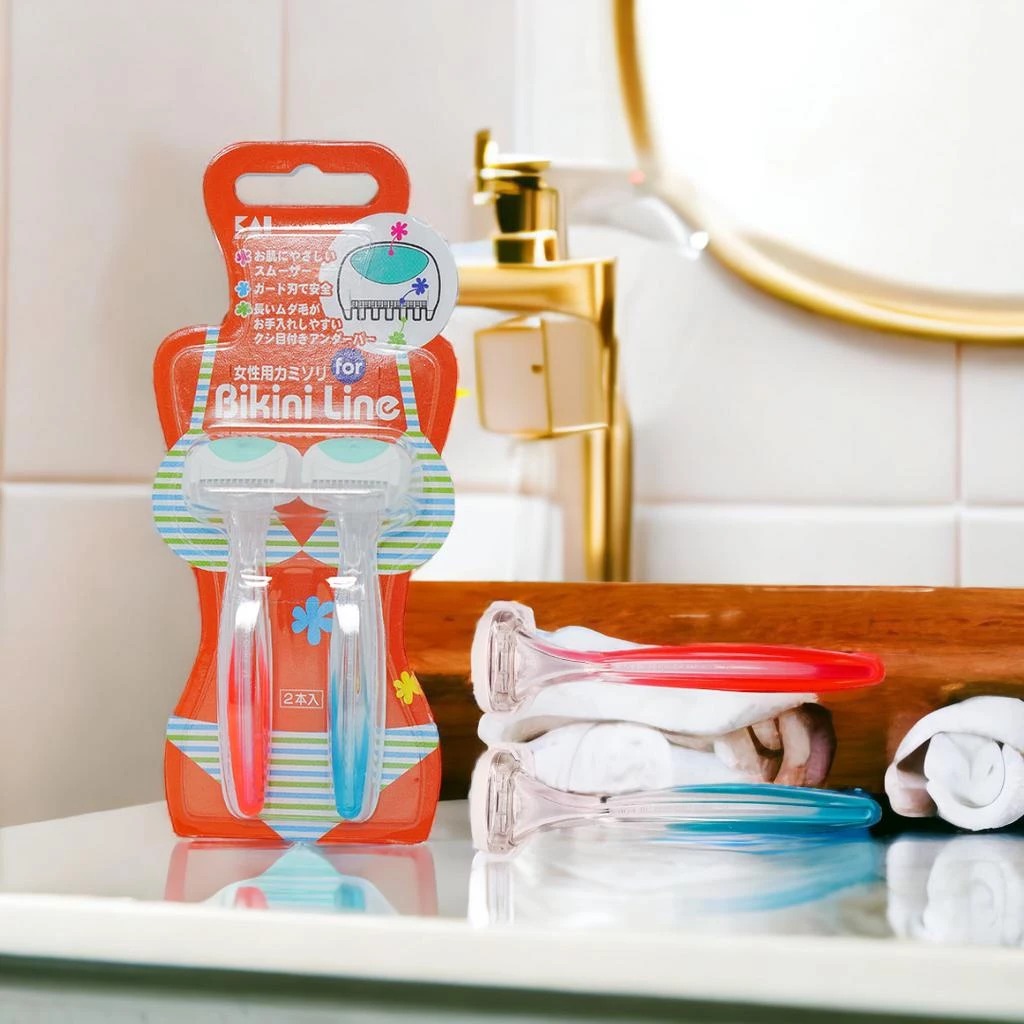 [Set 2 Dao Cạo] Dao Cạo KAI Vùng Bikini Thân Nhựa Bikini Line Razor
