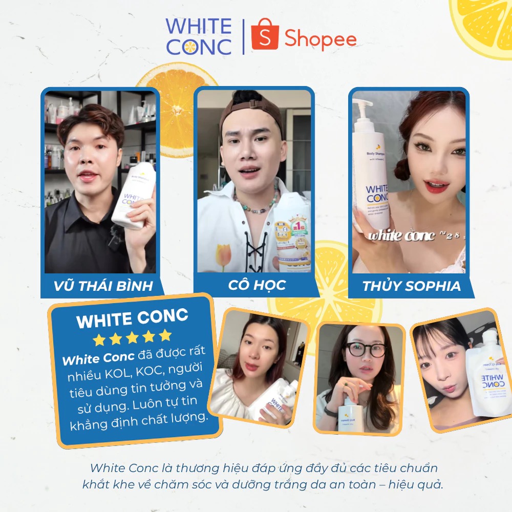 Kem Dưỡng Thể White Conc Làm Sáng Da Toàn Thân CC Cream 200g