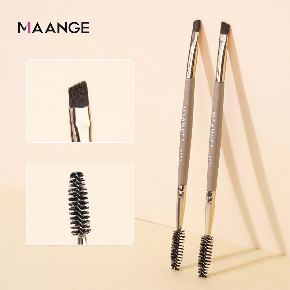 MAANGE - Bộ 2 Cọ Lông Mày - Lông Mi Hai Đầu 5270