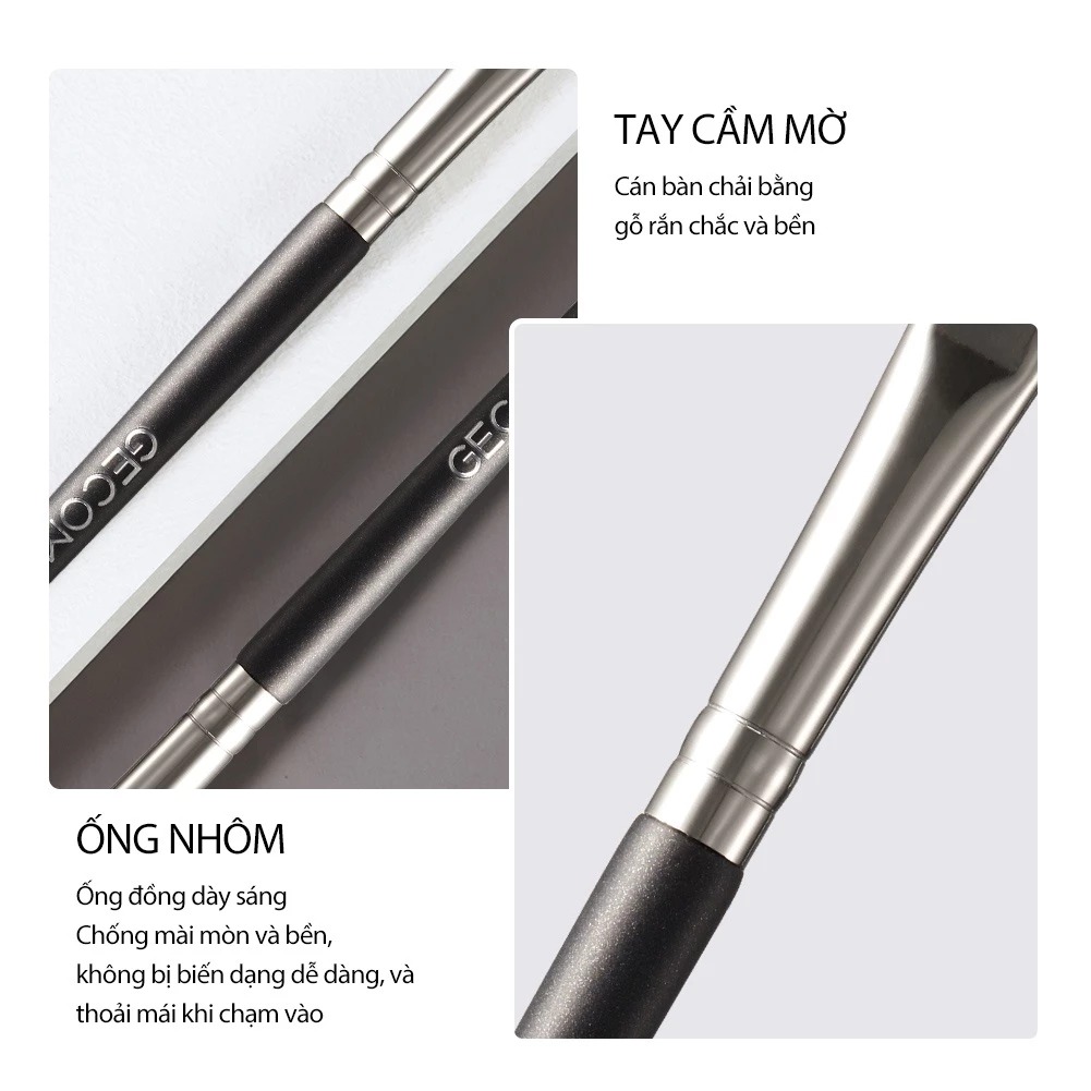Cọ GECOMO Che Khuyết Điểm Đầu Vạt Tròn Cỡ Lớn G1014