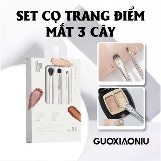 Bộ Cọ Cho Mắt & Má GUOXIAONIU Lông Siêu Mềm, Dễ Tạo Hiệu Ứng