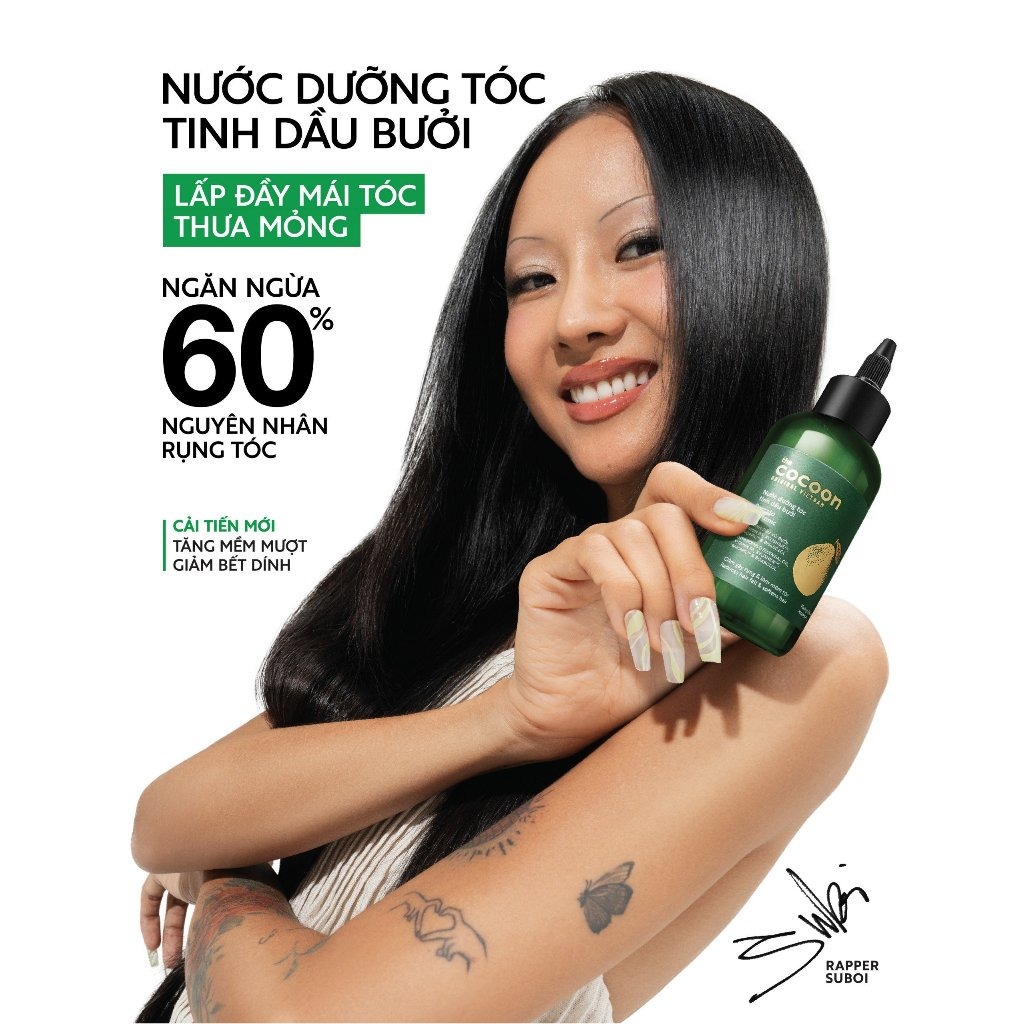 Nước Dưỡng Tóc Cocoon Tinh Dầu Bưởi Pomelo Hair Tonic 140ml