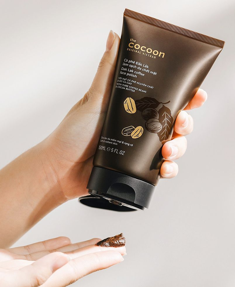 Tẩy Da Chết Mặt Cocoon Cà Phê Đắk Lắk Dak Lak Coffee Face Polish 150ml