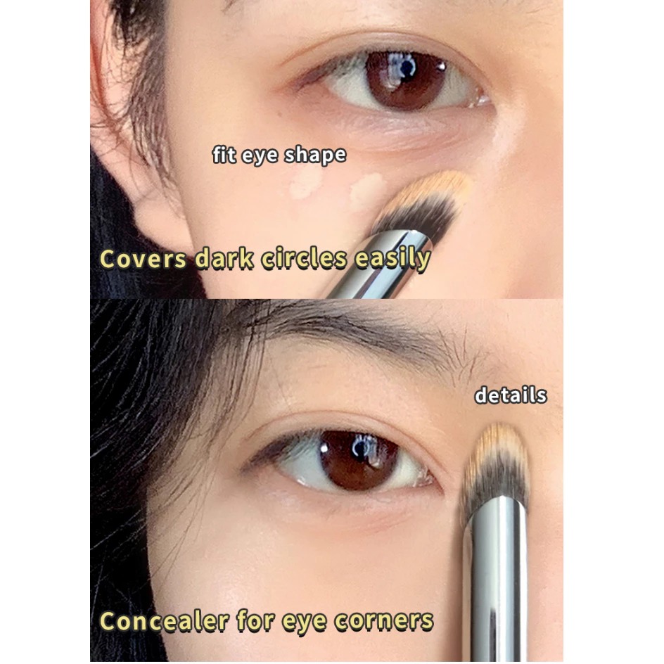 Cọ GECOMO Vạt Xéo Đầu Tròn Tạo Khối Và Che Khuyết Điểm G1036