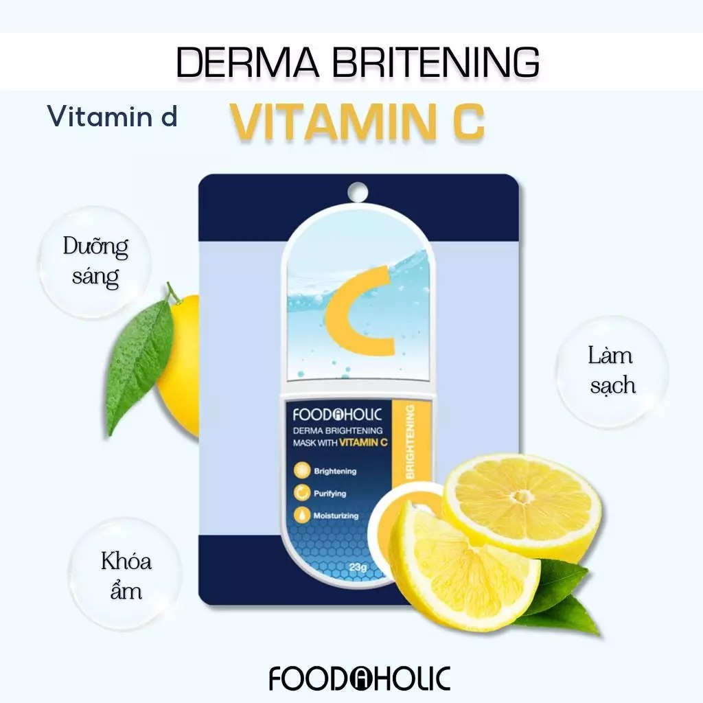 Măt Nạ Giấy Foodaholic Dưỡng Ẩm, Hỗ Trợ Dưỡng Trắng Da Hàn Quốc Essential Mask 23g