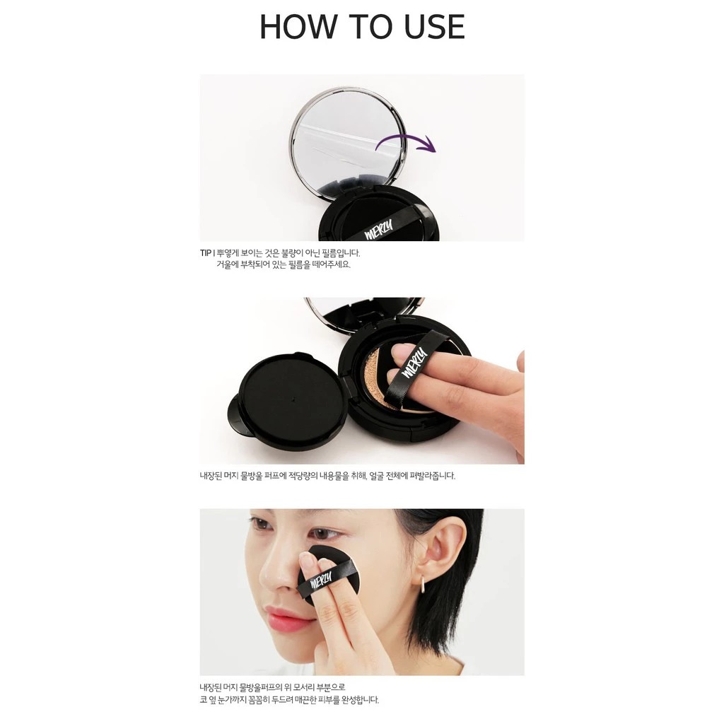 Phấn Nước Merzy Che Phủ Cao, Lâu Trôi The First Cushion Cover SPF50+/PA+++ 13g