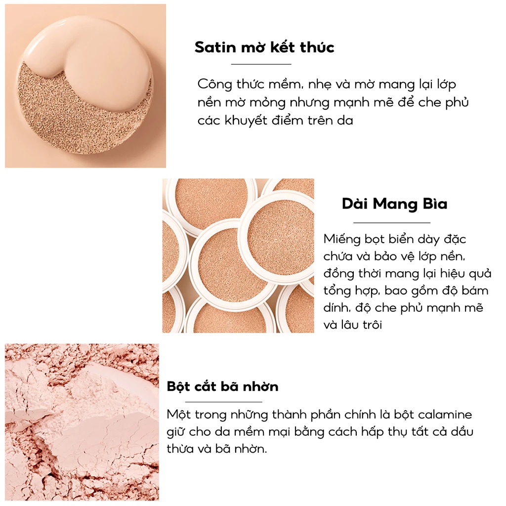 Phấn Nước Kiềm Dầu, Che Phủ Cao LIME Real Cover Pink Cushion SPF 50+/PA+++ 20g