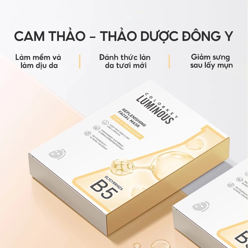 Mặt Nạ Colorkey Luminous B5 Facial Mask Hydrating 25ml