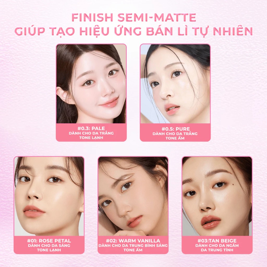 Phấn Nước Aperire Chống Nắng Che Phủ Cao Day Dream Cover Cushion SPF50+ PA++++ 13g