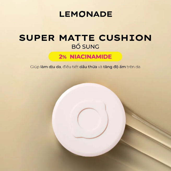 Phấn Nước Lemonade Kiềm Dầu, Che Phủ Tốt Supper Matte Cushion SPF50+/PA+++ 15g
