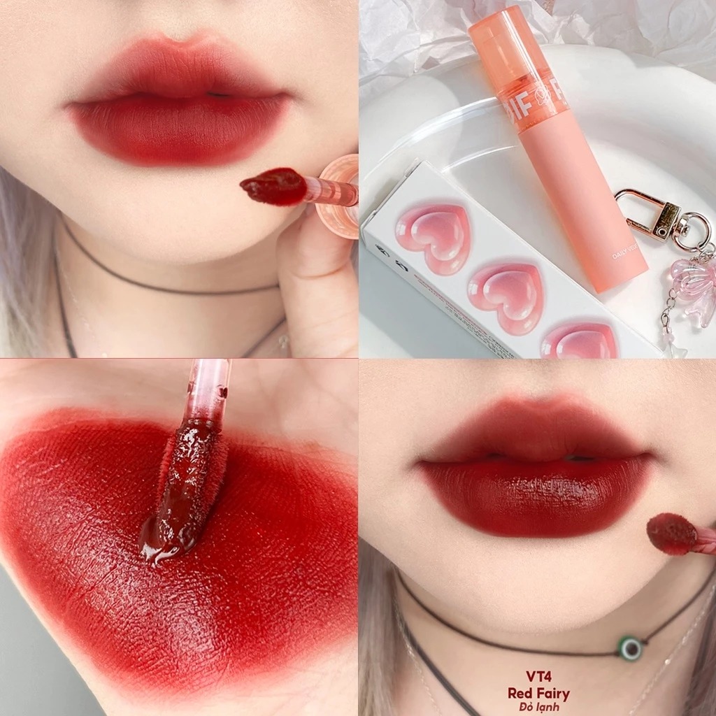 Son Tint Bóng FOIF Thuần Chay, Ẩm Mọng, Bền Màu Juicy Fit Tint