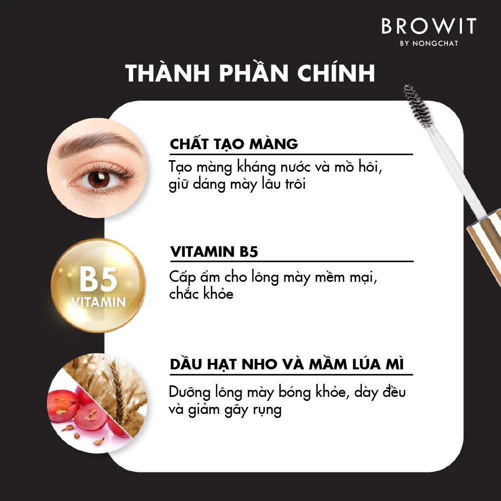 Mascara Định Hình Chân Mày Browit Setting Eyebrow Mascara 2g