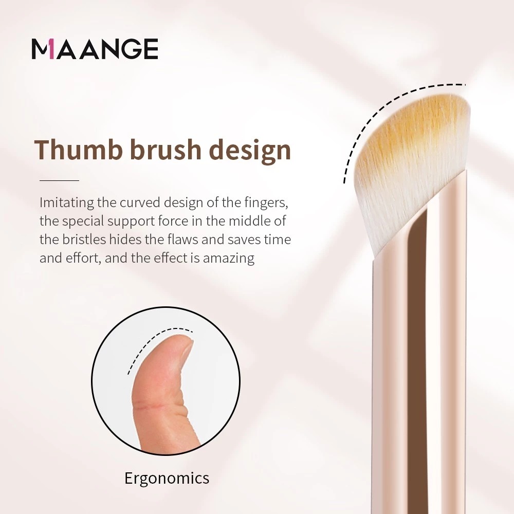 MAANGE - Bộ 3 Cọ Trang Điểm 51254 (Màu Be)