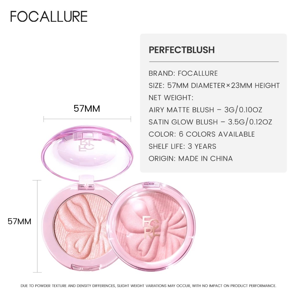 Phấn Má Hồng Focallure Spring Glow Airy Wear Blush