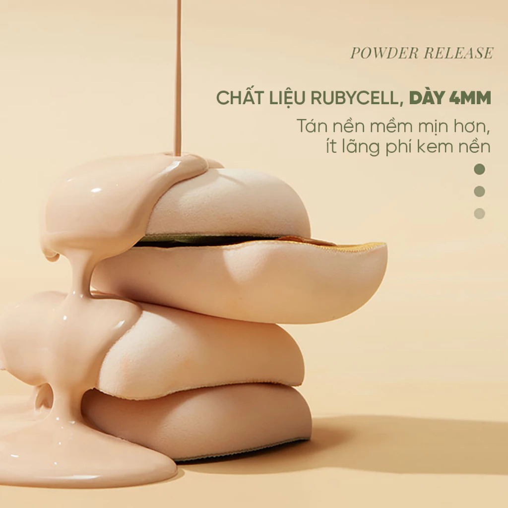 Set 2 Bông Mút Trang Điểm AMORTALS Powder Puff