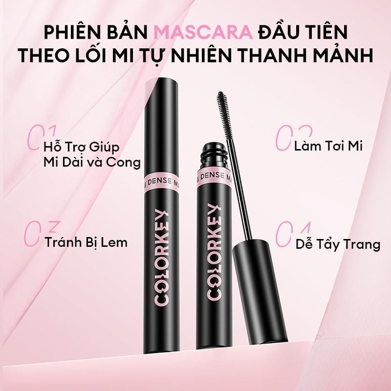 Mascara Colorkey Giúp Mi Dài & Cong Tự Nhiên