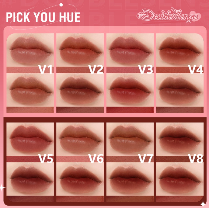 Son Kem Tint Lì PINKFLASH 2 Đầu Duo Lip Gloss PF-L13 1.3g*2