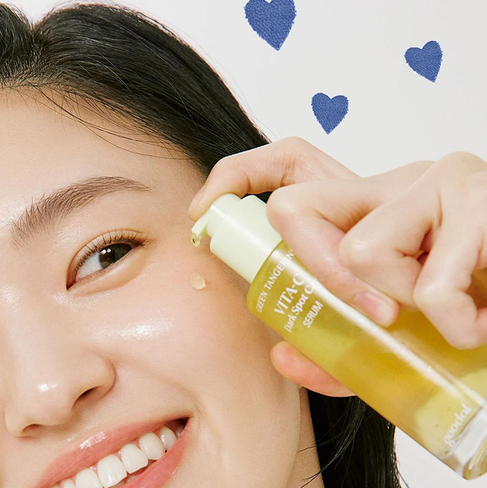 Tinh Chất GOODAL Hỗ Trợ Làm Sáng Da, Mờ Đốm Nâu Green Tangerine Vita C Dark Spot Care Serum 40ml