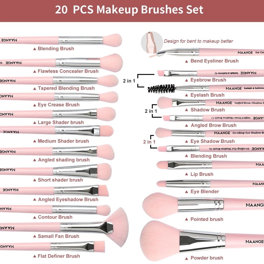 MAANGE - Bộ 20 Cọ Trang Điểm 5748