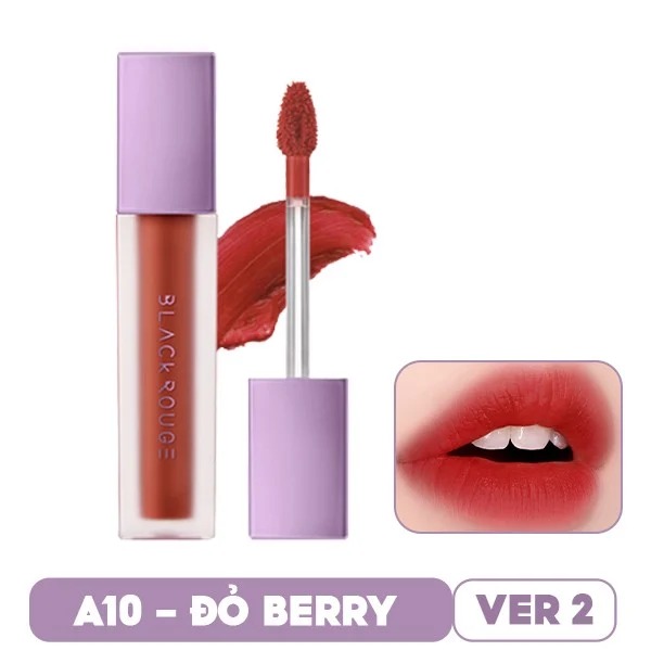 [MÀU A08 - MÀU A12] Son Kem Lì BLACK ROUGE Air Fit Velvet Tint (Version 2) 4.5g