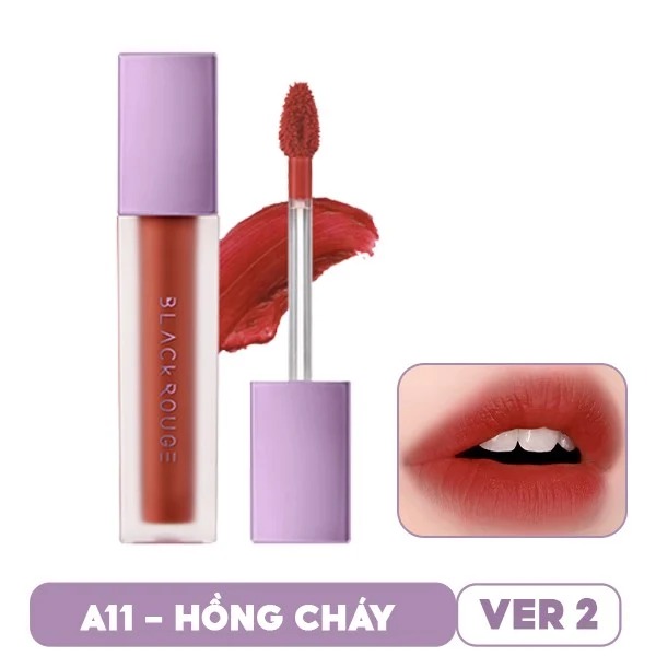 [MÀU A08 - MÀU A12] Son Kem Lì BLACK ROUGE Air Fit Velvet Tint (Version 2) 4.5g