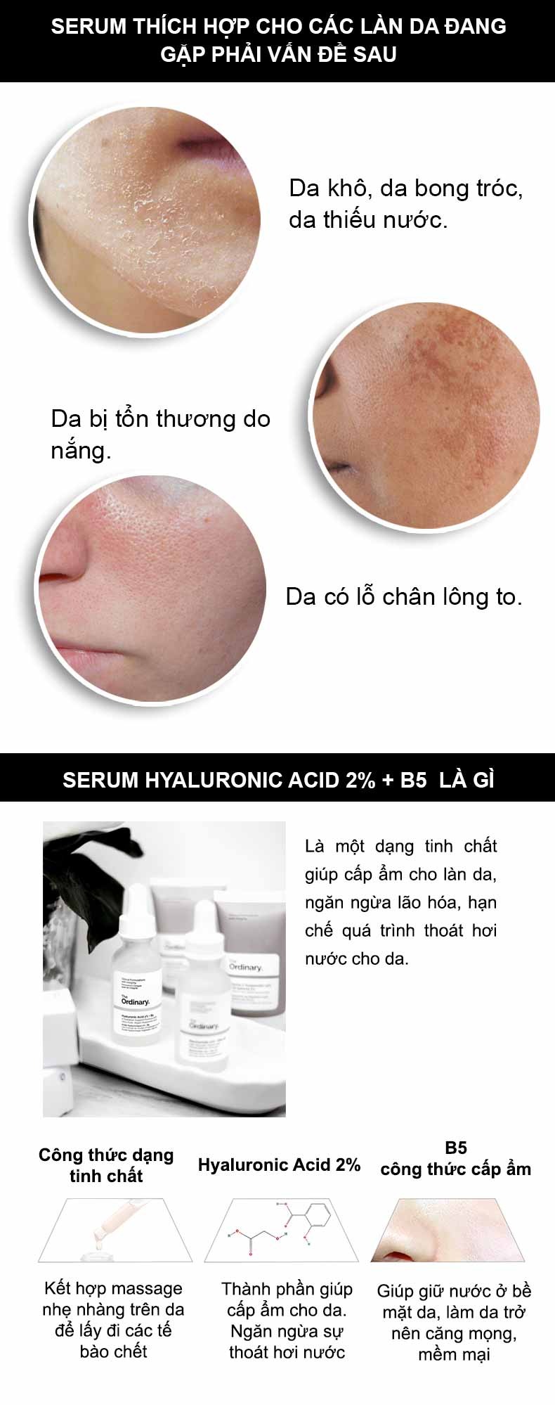 Tinh Chất The Ordinary Cấp Nước Hyaluronic Acid 2% + B5 30ml