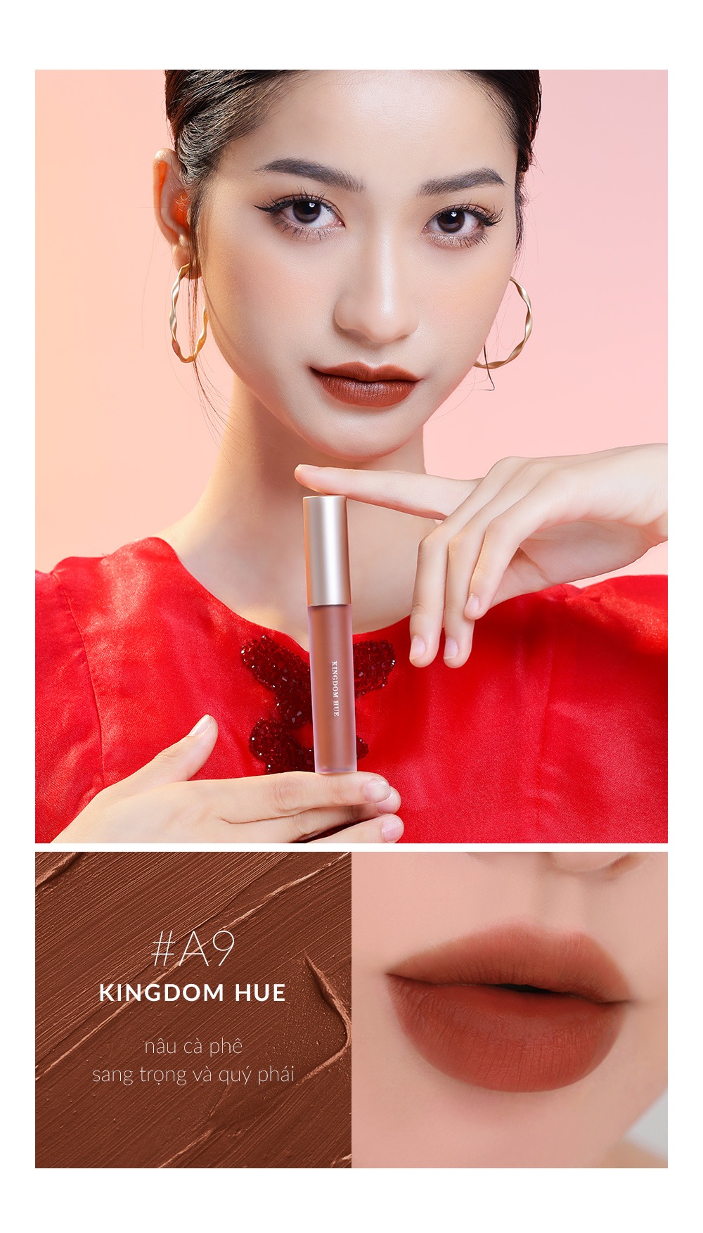Son Kem Lì BBIA Last Velvet Lip Tint ASIA EDITION 2  (Nắp Vàng Đồng) 5g