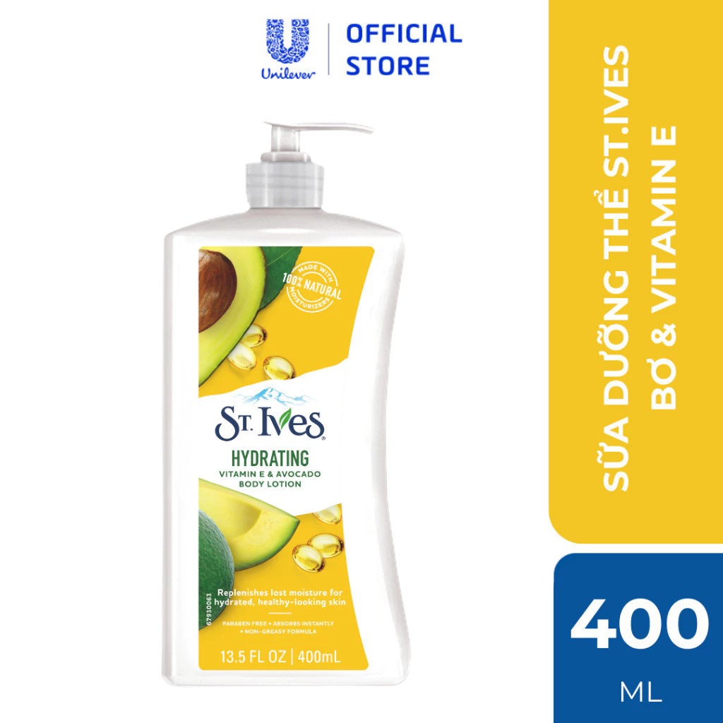 Sữa Dưỡng Thể Toàn Thân ST.Ives Body Lotion 400ml